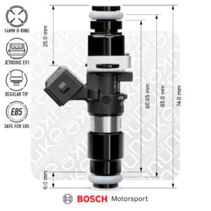 Nuke Performance Bosch injektor 1462cc, 65mm (EV14L)