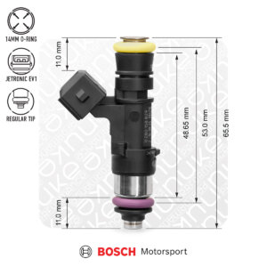 Nuke Performance Bosch injektor 2200cc NGI2, 53mm (EV14S)