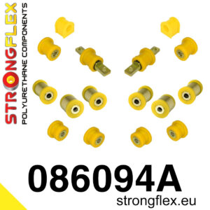 Strongflex Zadnje vzmetenje puša komplet brez zadnje vlečne ročice pritrdilne puše SPORT za HONDA CIVIC EJ