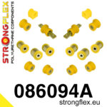 Strongflex Zadnje vzmetenje puša komplet brez zadnje vlečne ročice pritrdilne puše SPORT za HONDA CIVIC EJ