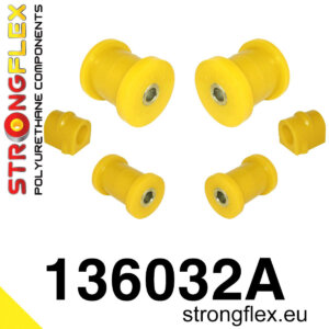 Strongflex Komplet puš sprednjega vzmetenja SPORT za OPEL Astra G / OPEL ZAFIRA A