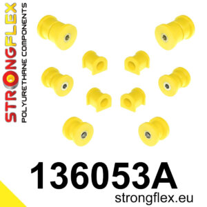 Strongflex Komplet puš sprednjega vzmetenja in zadnje grede SPORT za OPEL Corsa B / OPEL TIGRA A