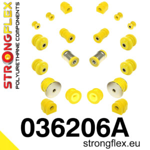 Strongflex Komplet puš sprednjega in zadnjega vzmetenja SPORT za BMW 3 E46 / BMW Z4 E85