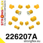 Strongflex Komplet puš sprednjega vzmetenja in zadnje grede SPORT za VOLKSWAGEN GOLF 17 / VOLKSWAGEN JETTA 16