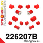 Strongflex Komplet puš sprednjega vzmetenja in zadnje grede za VOLKSWAGEN GOLF 17 / VOLKSWAGEN JETTA 16