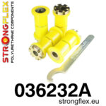 Strongflex Zadnja vlečna ročica puša komplet ekscentrična SPORT za BMW 3 E21 / BMW 3 E30