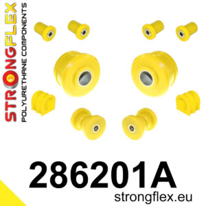 Strongflex Komplet puš sprednjega vzmetenja SPORT za NISSAN 370Z Z34 / INFINITI G G25