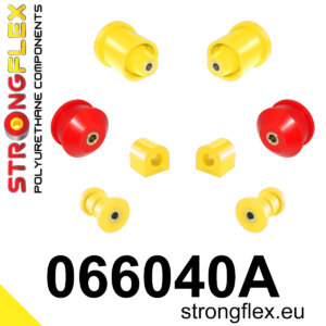 Strongflex Komplet puš sprednjega vzmetenja in zadnje grede SPORT za ALFA ROMEO MITO 955 / FIAT Punto 199