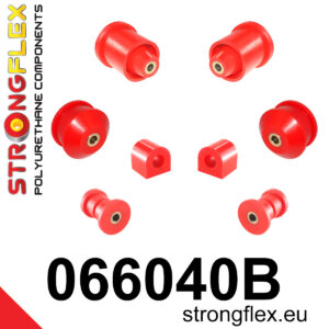 Strongflex Komplet puš sprednjega vzmetenja in zadnje grede za ALFA ROMEO MITO 955 / FIAT Punto 199