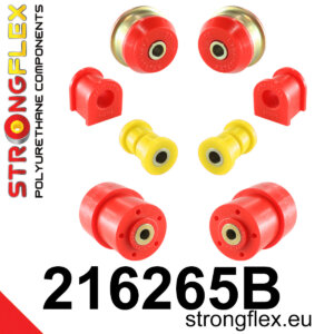 Strongflex Komplet puš sprednjega vzmetenja in zadnje grede za TOYOTA Corolla