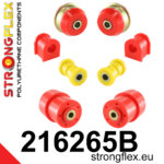 Strongflex Komplet puš sprednjega vzmetenja in zadnje grede za TOYOTA Corolla