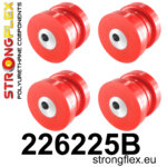 Strongflex Komplet puš zadnjega podokvira za AUDI A6 C5 / VOLKSWAGEN PASSAT 3B