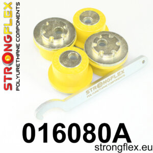Strongflex Sprednja zgornja ročica puša komplet ekscentrična SPORT za ALFA ROMEO 147 937 / ALFA ROMEO 166 936
