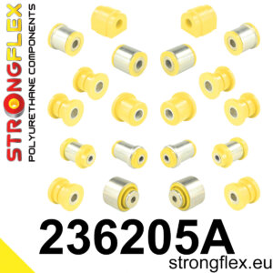 Strongflex Komplet puš zadnjega vzmetenja SPORT za VOLVO S80 I 184 / VOLVO S60 I 384