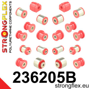 Strongflex Komplet puš zadnjega vzmetenja za VOLVO S80 I 184 / VOLVO S60 I 384