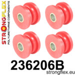 Strongflex Komplet puš sprednjega podokvira za VOLVO S80 I 184 / VOLVO V70 XC 875