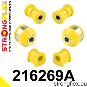 Strongflex Komplet puš sprednjega vzmetenja SPORT za TOYOTA Corolla