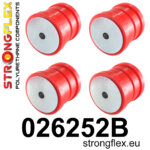Strongflex Komplet puš zadnjega podokvira za PORSCHE Macan / AUDI A4 B8