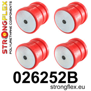 Strongflex Komplet puš zadnjega podokvira za PORSCHE Macan / AUDI A4 B8