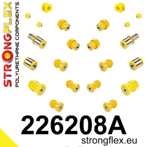 Strongflex Komplet puš zadnjega vzmetenja SPORT za AUDI A6 C5 / VOLKSWAGEN PASSAT 3B