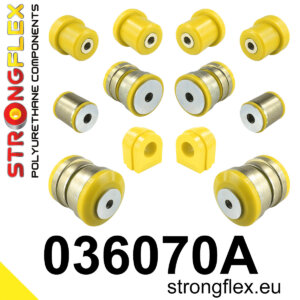 Strongflex Komplet puš sprednjega vzmetenja SPORT za BMW X5 F15 / BMW X6 F16