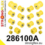 Strongflex Komplet puš zadnjega vzmetenja SPORT za NISSAN 100NX B13 / NISSAN Sunny N16