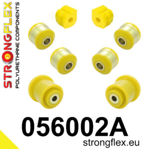 Strongflex Komplet puš sprednjega vzmetenja in zadnje grede SPORT za CITROËN C2 / CITROËN C3 I