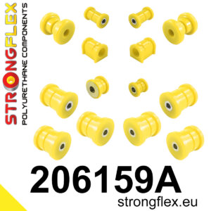 Strongflex Kompletni poliuretanski komplet puš vzmetenja SPORT za SUZUKI Ignis / SUBARU JUSTY G3X