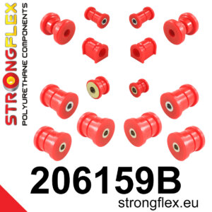 Strongflex Kompletni poliuretanski komplet puš vzmetenja za SUZUKI Ignis / SUBARU JUSTY G3X