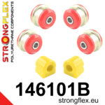 Strongflex Komplet puš sprednjega vzmetenja za PEUGEOT 207 / CITROËN C3 PICASSO