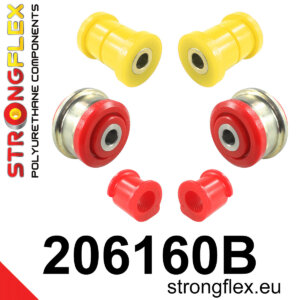 Strongflex Komplet puš sprednjega vzmetenja za SUZUKI Splash / OPEL Agila B