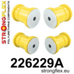 Strongflex Komplet puš zadnjega podokvira SPORT – po 29.05.2012 za AUDI A3 8V / AUDI A1 8X