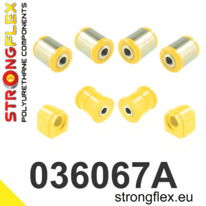 Strongflex Komplet puš zadnjega vzmetenja SPORT za BMW 3 F30 / BMW 2 F22