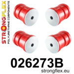 Strongflex Komplet puš zadnjega podokvira – pred 28.05.2012 za AUDI A3 8P / AUDI A1 8X