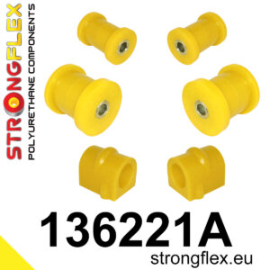 Strongflex Komplet puš sprednjega vzmetenja SPORT za OPEL Astra H / OPEL ZAFIRA B