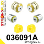 Strongflex Komplet puš sprednjega vzmetenja SPORT za BMW 5 E60 / BMW 7 E65