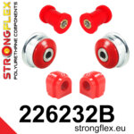 Strongflex Komplet puš sprednjega vzmetenja za SEAT Ibiza / AUDI A1 GB