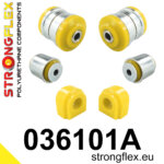 Strongflex Komplet puš sprednjega vzmetenja SPORT za BMW X3 F25 / BMW X4 F26