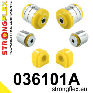 Strongflex Komplet puš sprednjega vzmetenja SPORT za BMW X3 F25 / BMW X4 F26