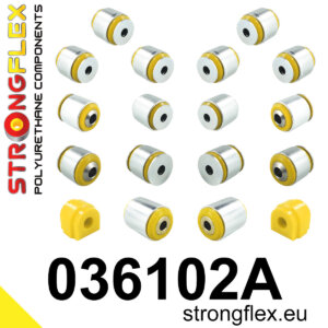 Strongflex Komplet puš zadnjega vzmetenja SPORT za BMW X3 F25 / BMW X4 F26
