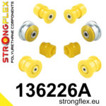 Strongflex Komplet puš sprednjega vzmetenja in zadnje grede SPORT za OPEL Corsa C / OPEL TIGRA B
