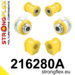 Strongflex Komplet puš sprednjega vzmetenja SPORT za SUBARU Trezia / TOYOTA Yaris II