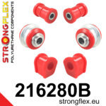 Strongflex Komplet puš sprednjega vzmetenja za SUBARU Trezia / TOYOTA Yaris II