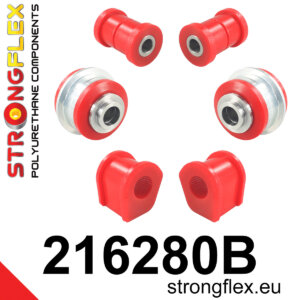 Strongflex Komplet puš sprednjega vzmetenja za SUBARU Trezia / TOYOTA Yaris II