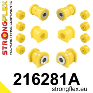 Strongflex Komplet puš sprednjega vzmetenja SPORT za TOYOTA SERA EXY1 / TOYOTA STARLET EP91