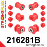 Strongflex Komplet puš sprednjega vzmetenja za TOYOTA SERA EXY1 / TOYOTA STARLET EP91