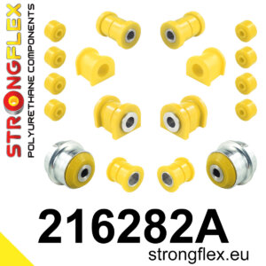 Strongflex Komplet puš sprednjega vzmetenja in zadnje grede SPORT za TOYOTA STARLET EP91 / TOYOTA TERCEL EL5