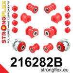 Strongflex Komplet puš sprednjega vzmetenja in zadnje grede za TOYOTA STARLET EP91 / TOYOTA TERCEL EL5
