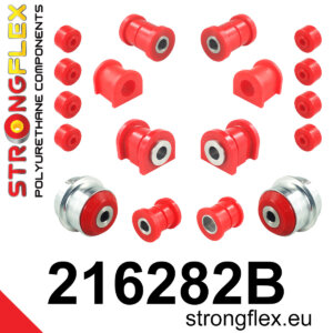 Strongflex Komplet puš sprednjega vzmetenja in zadnje grede za TOYOTA STARLET EP91 / TOYOTA TERCEL EL5