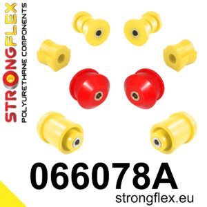 Strongflex Komplet puš sprednjega vzmetenja in zadnje grede SPORT za CITROËN NEMO / FIAT Fiorino 225